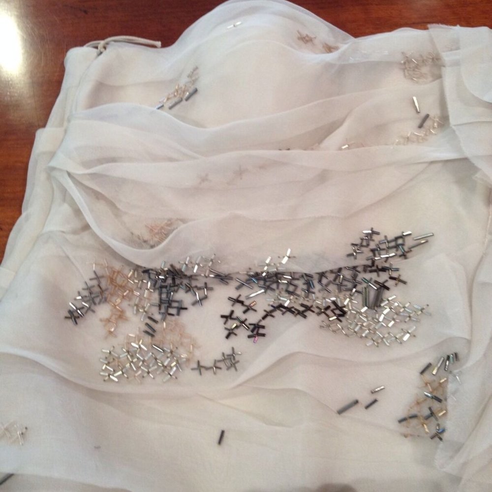 J. MENDEL**Embroidered Organza Dress $3750 US 4 - Picture 2 of 8